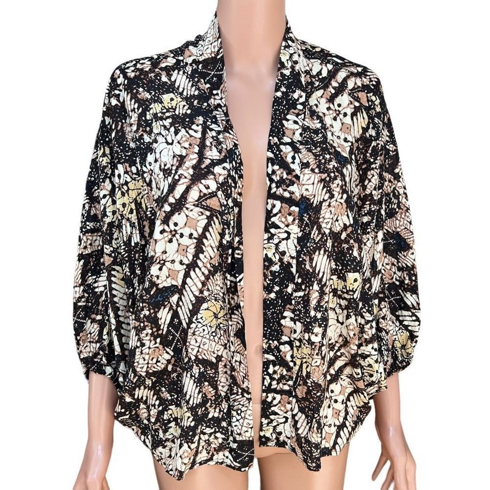 One size light summer open front cardigan